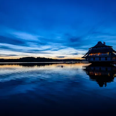 Le lac des Settons - La Pagode © Département de la Nièvre, Johan BOULET